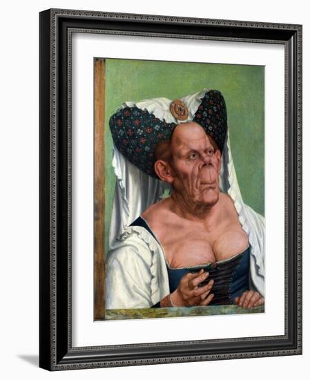 A Grotesque Old Woman-Quentin Massys-Framed Giclee Print