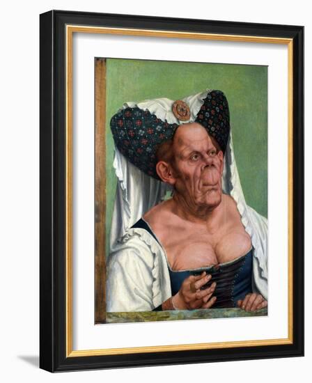 A Grotesque Old Woman-Quentin Massys-Framed Giclee Print