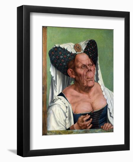 A Grotesque Old Woman-Quentin Massys-Framed Giclee Print