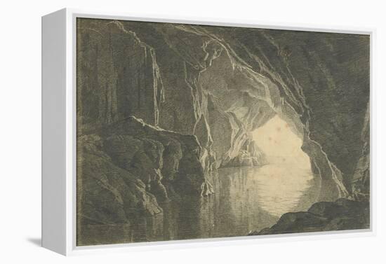 A Grotto in the Gulf of Salerno, Evening, C.1800-Joseph Wright of Derby-Framed Premier Image Canvas