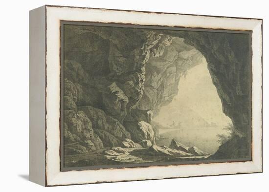 A Grotto in the Gulf of Salerno, Morning, C.1800-Joseph Wright of Derby-Framed Premier Image Canvas