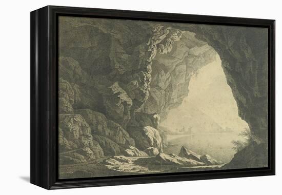 A Grotto in the Gulf of Salerno, Morning, C.1800-Joseph Wright of Derby-Framed Premier Image Canvas