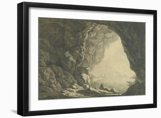 A Grotto in the Gulf of Salerno, Morning, C.1800-Joseph Wright of Derby-Framed Giclee Print