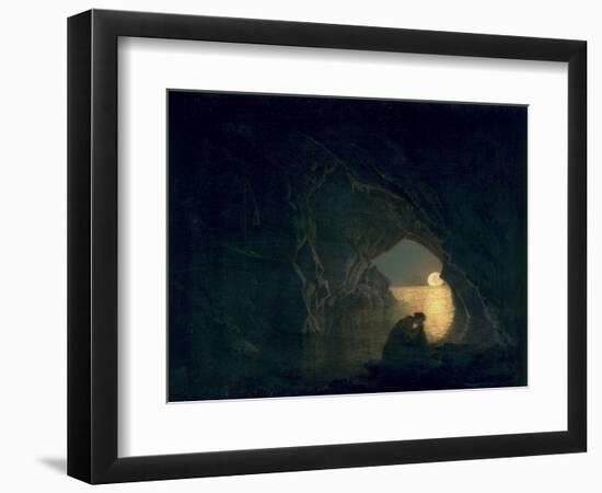 A Grotto with the Figure of Julia, 1780-Joseph Wright of Derby-Framed Giclee Print