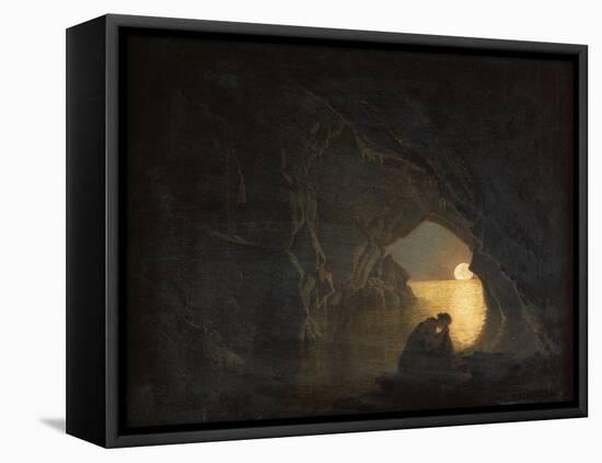 A Grotto with the Figure of Julia-Joseph Wright of Derby-Framed Premier Image Canvas