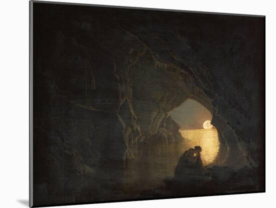 A Grotto with the Figure of Julia-Joseph Wright of Derby-Mounted Giclee Print