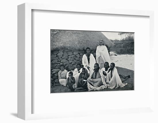 A group of Abyssinians, 1912-Unknown-Framed Photographic Print