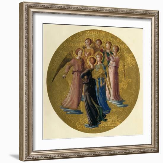 'A Group of Angels', 15th century, (c1909)-Fra Angelico-Framed Giclee Print