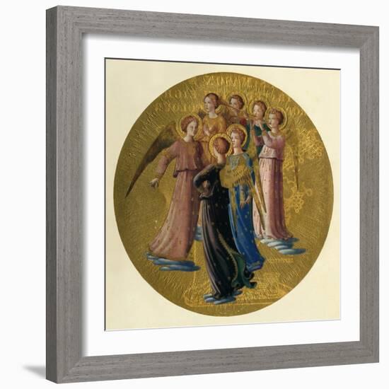 'A Group of Angels', 15th century, (c1909)-Fra Angelico-Framed Giclee Print