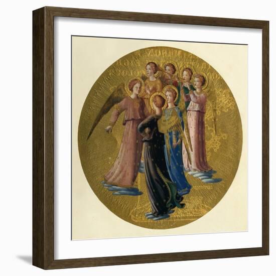 'A Group of Angels', 15th century, (c1909)-Fra Angelico-Framed Giclee Print