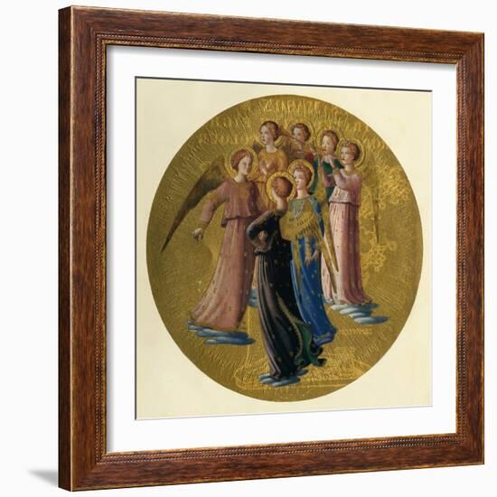 'A Group of Angels', 15th century, (c1909)-Fra Angelico-Framed Giclee Print