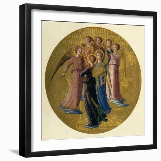 'A Group of Angels', 15th century, (c1909)-Fra Angelico-Framed Giclee Print