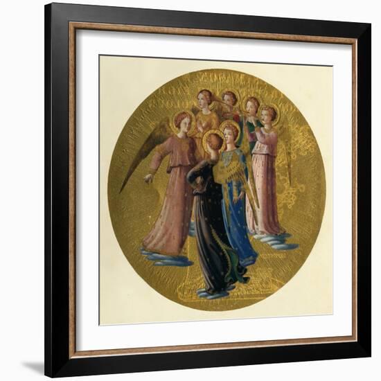 'A Group of Angels', 15th century, (c1909)-Fra Angelico-Framed Giclee Print