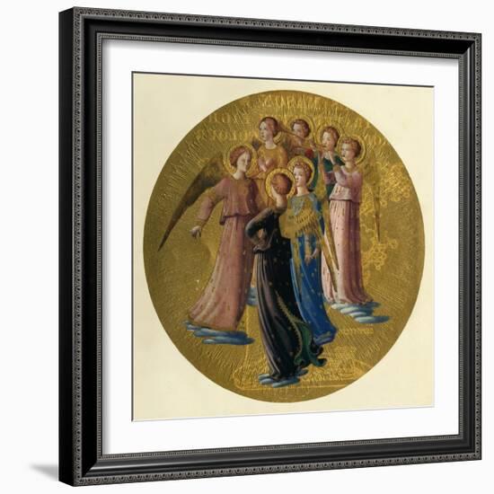 'A Group of Angels', 15th century, (c1909)-Fra Angelico-Framed Giclee Print