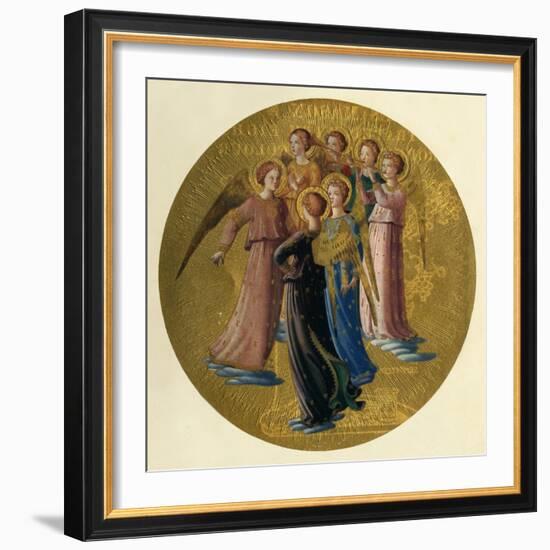 'A Group of Angels', 15th century, (c1909)-Fra Angelico-Framed Giclee Print