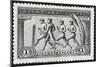 A Group Of Athletes Running, Greece 1906 Olympic Games, 1 Drachma, Unused Stamp Design-null-Mounted Giclee Print