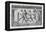 A Group Of Athletes Running, Greece 1906 Olympic Games, 1 Drachma, Unused Stamp Design-null-Framed Premier Image Canvas