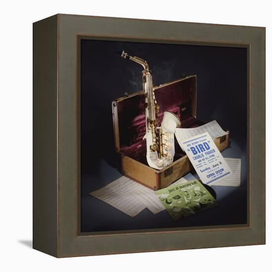 A Group of Charlie Parker Memorabilia-null-Framed Premier Image Canvas