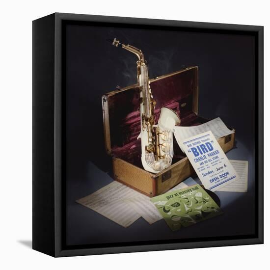 A Group of Charlie Parker Memorabilia-null-Framed Premier Image Canvas