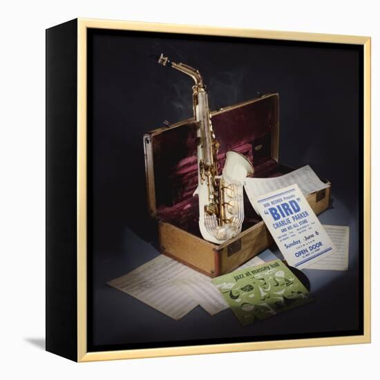 A Group of Charlie Parker Memorabilia-null-Framed Premier Image Canvas