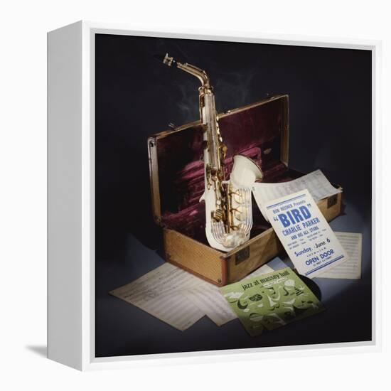 A Group of Charlie Parker Memorabilia-null-Framed Premier Image Canvas