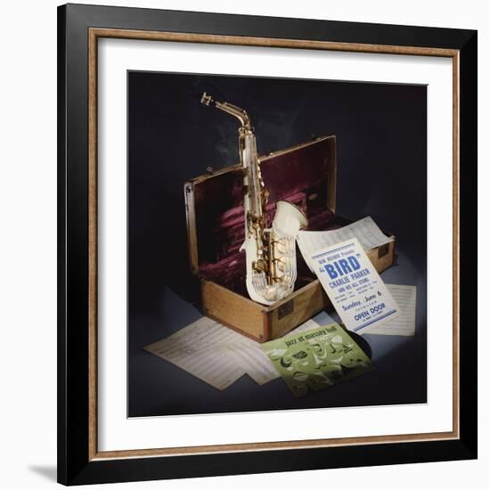 A Group of Charlie Parker Memorabilia-null-Framed Giclee Print