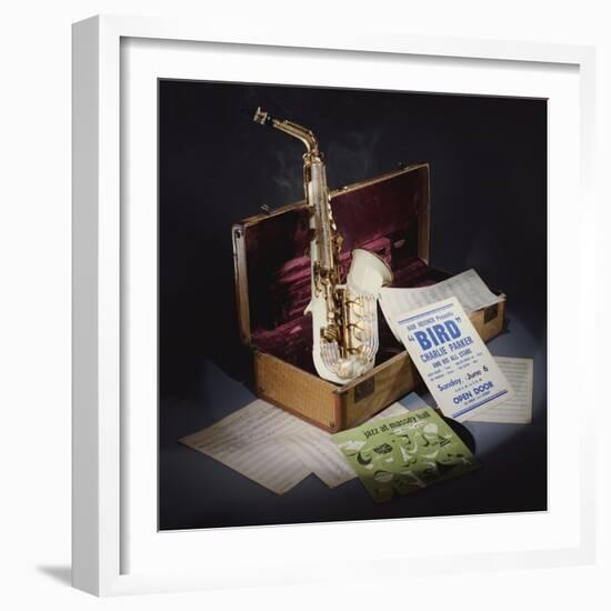 A Group of Charlie Parker Memorabilia-null-Framed Giclee Print