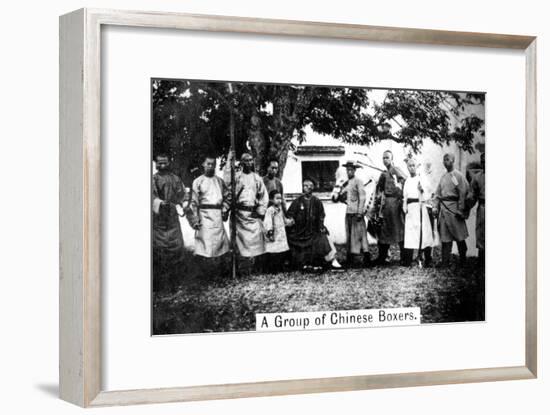 A Group of Chinese Boxers, 20th Century-null-Framed Giclee Print