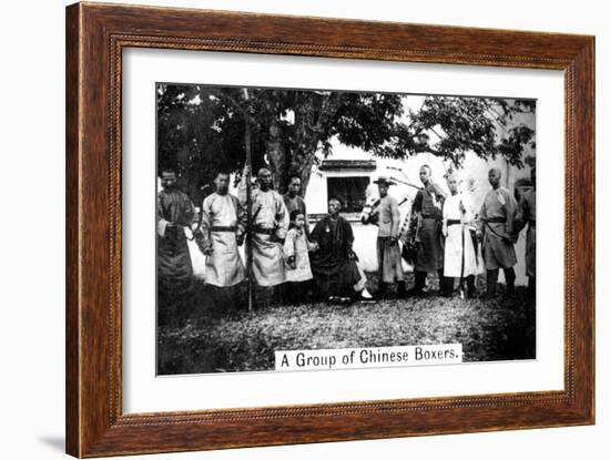 A Group of Chinese Boxers, 20th Century-null-Framed Giclee Print