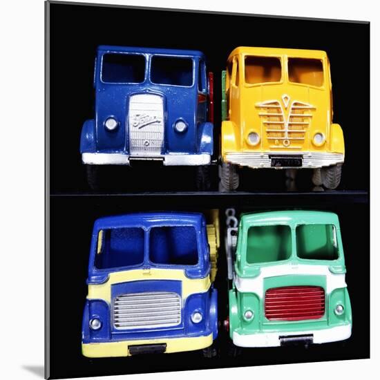 A Group of Foden and Leyland Model Trucks-null-Mounted Giclee Print