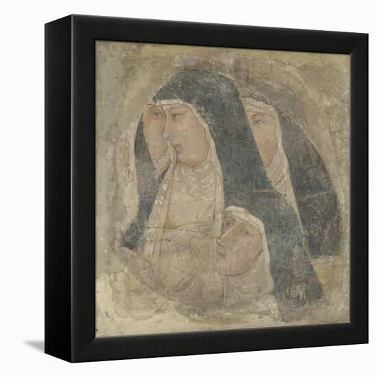 A Group of Four Poor Clares, Ca 1340-Ambrogio Lorenzetti-Framed Premier Image Canvas