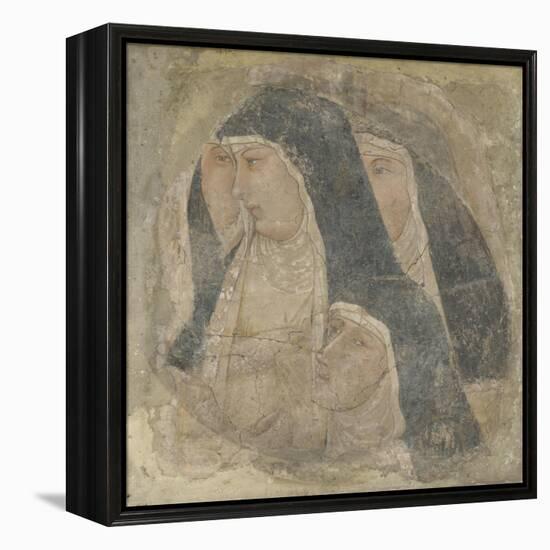 A Group of Four Poor Clares, Ca 1340-Ambrogio Lorenzetti-Framed Premier Image Canvas