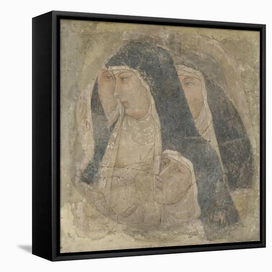 A Group of Four Poor Clares, Ca 1340-Ambrogio Lorenzetti-Framed Premier Image Canvas