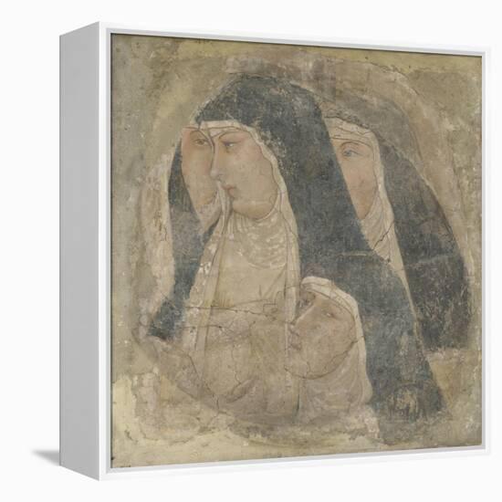 A Group of Four Poor Clares, Ca 1340-Ambrogio Lorenzetti-Framed Premier Image Canvas