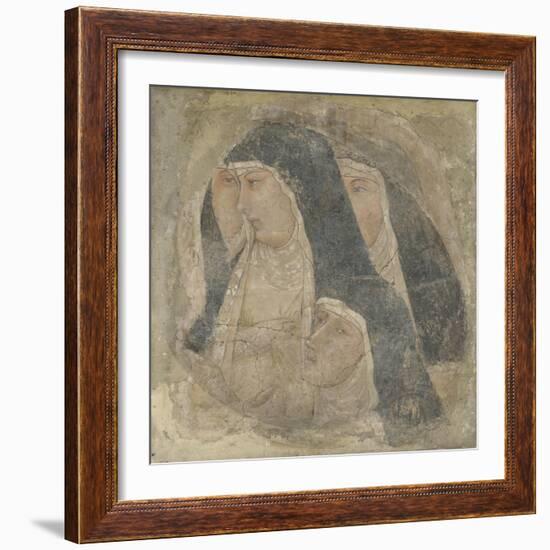 A Group of Four Poor Clares, Ca 1340-Ambrogio Lorenzetti-Framed Giclee Print