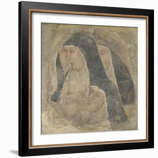 A Group of Four Poor Clares, Ca 1340-Ambrogio Lorenzetti-Framed Giclee Print
