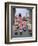 A Group of Four Women Market Traders in Boats Laden with Fruit and Flowers, Thailand-Gavin Hellier-Framed Photographic Print