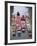 A Group of Four Women Market Traders in Boats Laden with Fruit and Flowers, Thailand-Gavin Hellier-Framed Photographic Print