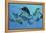 A Group of Ichthyosaurs Swimming in Prehistoric Waters-Stocktrek Images-Framed Stretched Canvas