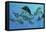 A Group of Ichthyosaurs Swimming in Prehistoric Waters-Stocktrek Images-Framed Stretched Canvas