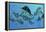 A Group of Ichthyosaurs Swimming in Prehistoric Waters-Stocktrek Images-Framed Stretched Canvas