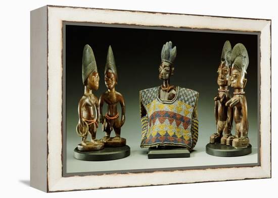 A Group of Male and Female Yoruba Twin Figures-null-Framed Premier Image Canvas
