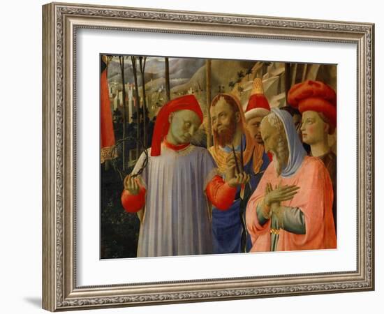 A group of men (around 1430)-null-Framed Giclee Print