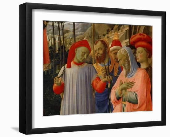 A group of men (around 1430)-null-Framed Giclee Print