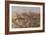 A Group of Oryx on the Run in Namib-Naukluft National Park-Alex Saberi-Framed Photographic Print