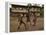 A Group of Panamanian Youths Slide Through the Mud During a Pick-Up Game of Soccer-null-Framed Premier Image Canvas