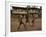 A Group of Panamanian Youths Slide Through the Mud During a Pick-Up Game of Soccer-null-Framed Photographic Print