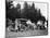 A Group of People on an Outing with their Cars, C1929-C1930-null-Mounted Photographic Print