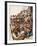 A Group of Pikemen of the New Model Army March into Battle Led by a Drummer-Peter Jackson-Framed Giclee Print