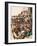 A Group of Pikemen of the New Model Army March into Battle Led by a Drummer-Peter Jackson-Framed Giclee Print